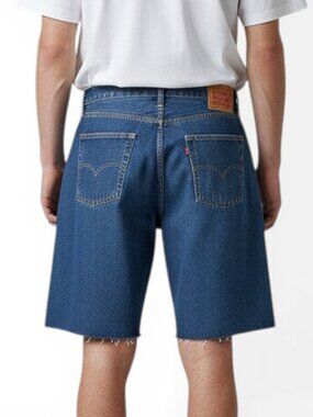 Levi's 578 Cut Off Jean Shorts Men’s Size 34 Medium Wash Baggy Denim Jorts